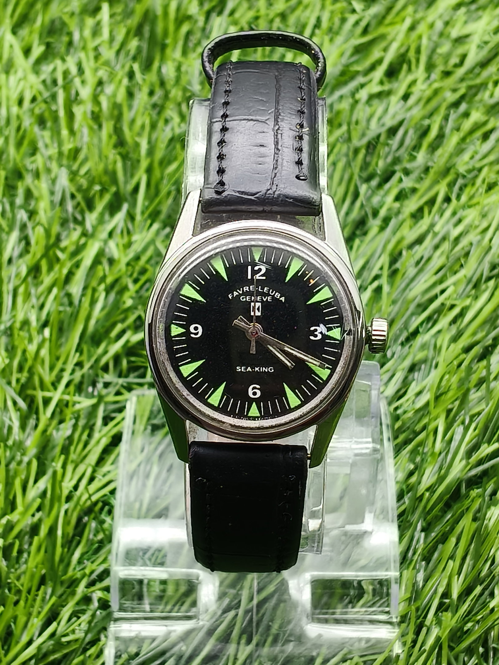 Favre Leuba Sea King 17 Jewels Manual Winding Wristwatch | 32mm