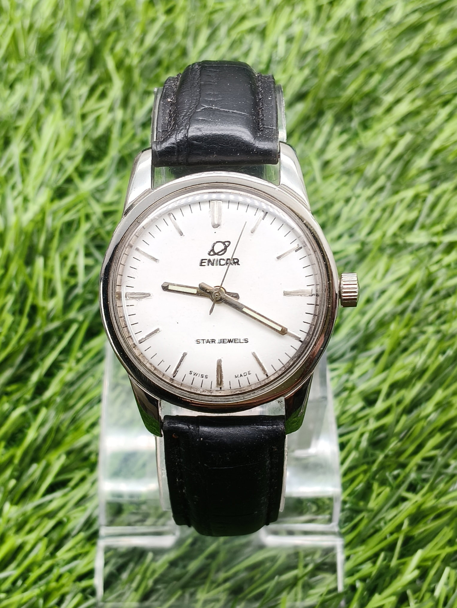Enicar Manual Winding Wrist Watch for Men | 35mm Case | Original