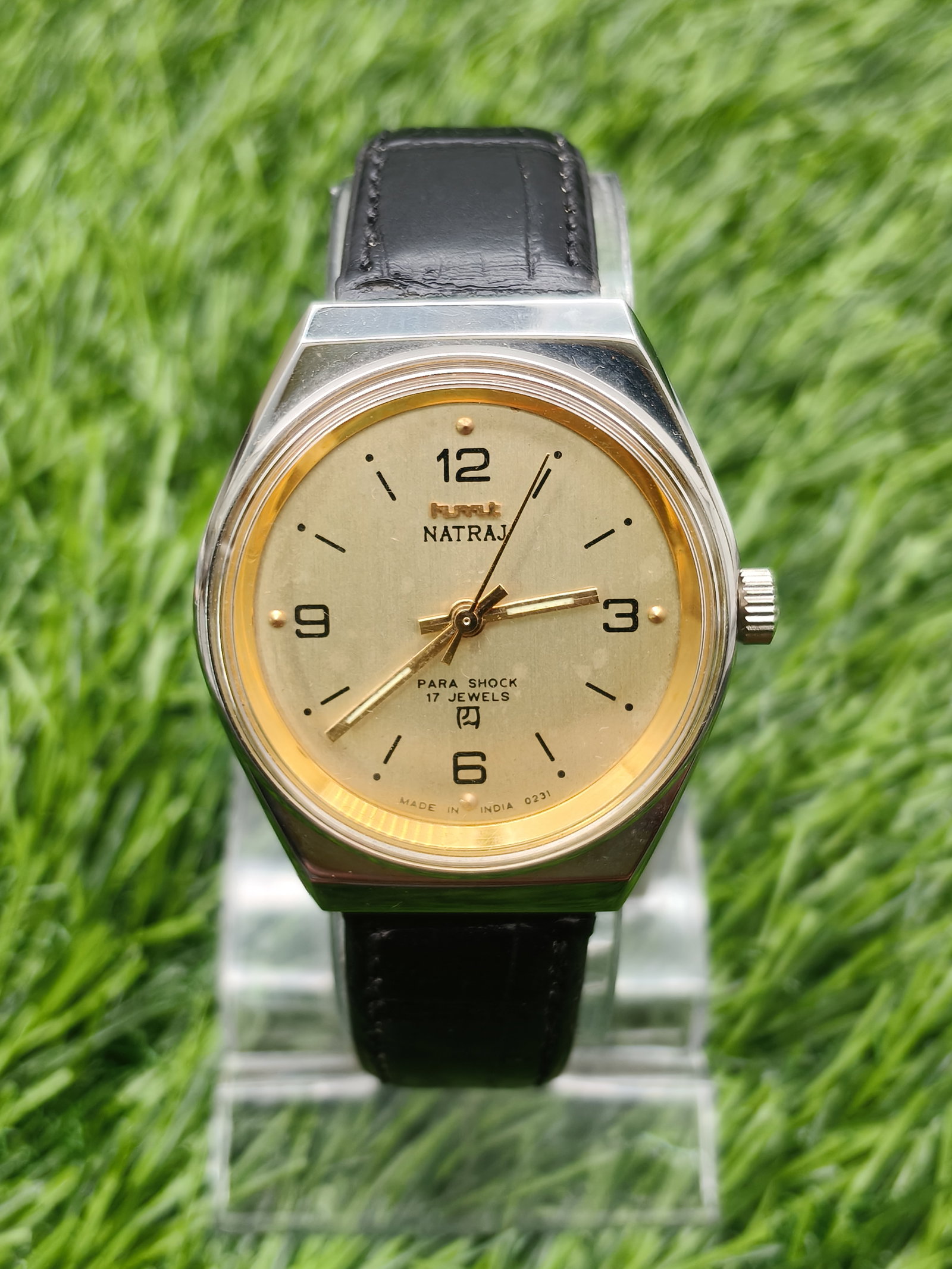 HMT Natraj 17 Jewels Manual Winding Wristwatch for Men | 35mm Case