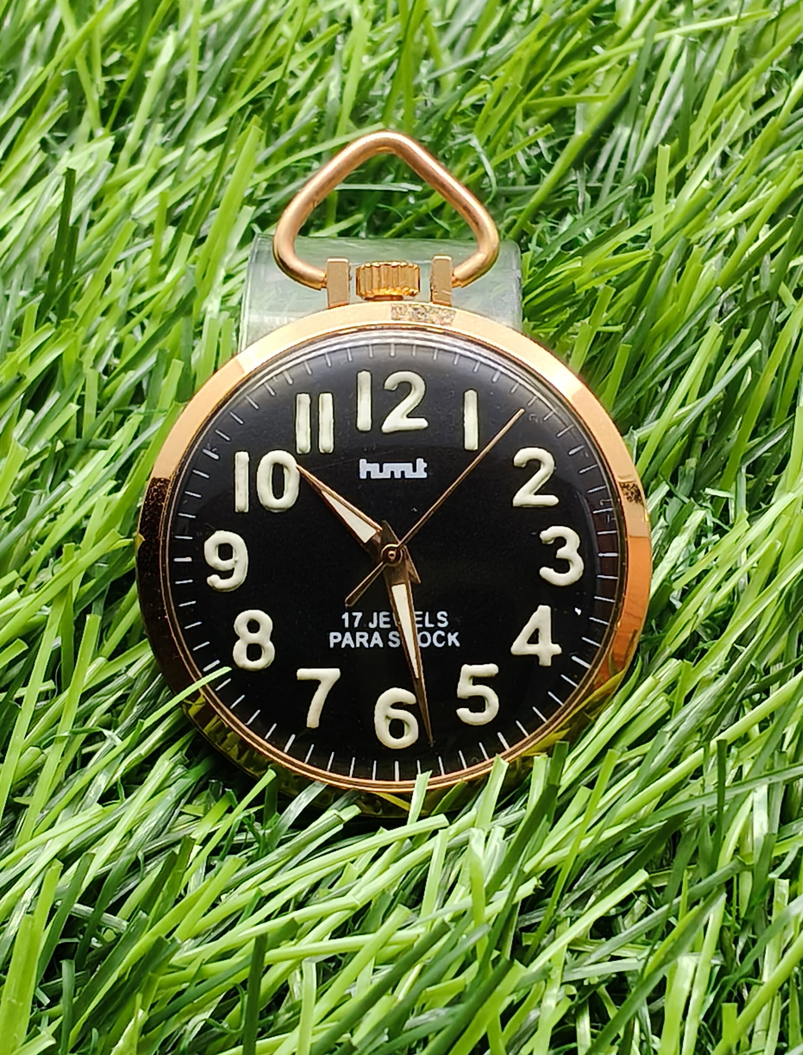HMT Pocket Watch 17 Jewels Manual Winding | Hand-Filled Lume