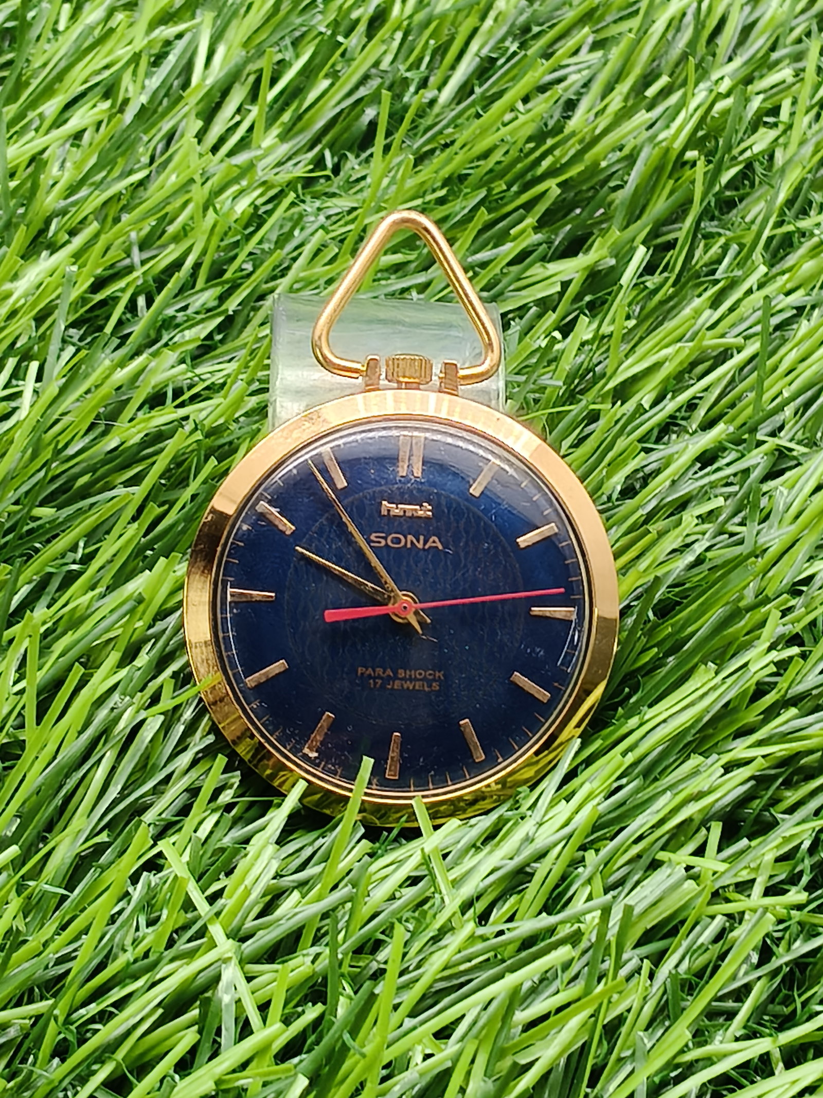 HMT Sona Pocket 17 Jewels Manual Winding Pocket Watch | 37mm Case