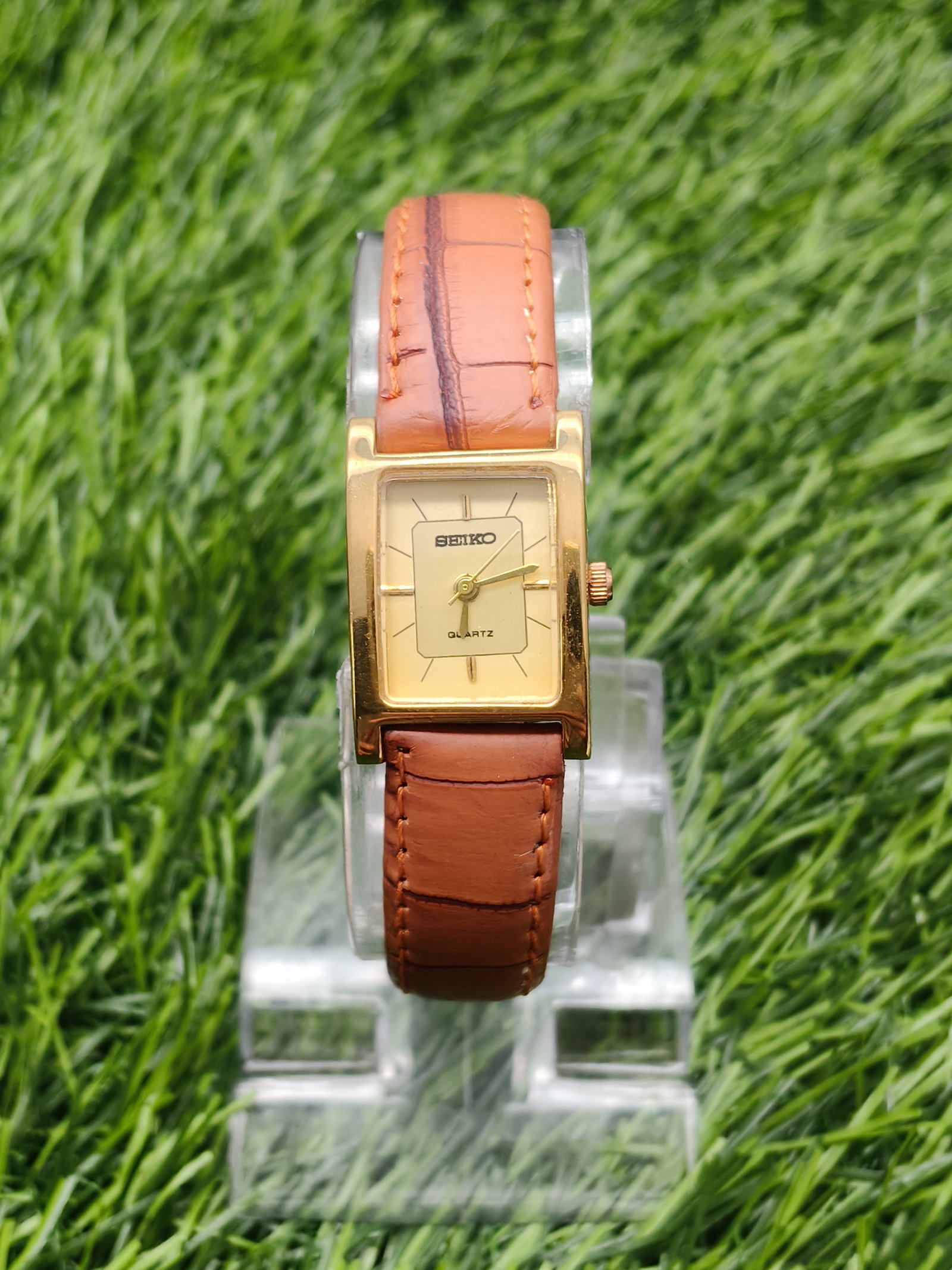 Seiko Modded Quartz Wristwatch | Miyota 2035 Movement | Brass Case